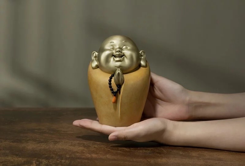 黄铜一尊弥勒佛