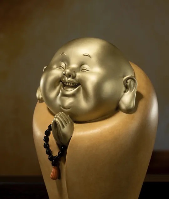 黄铜一尊弥勒佛