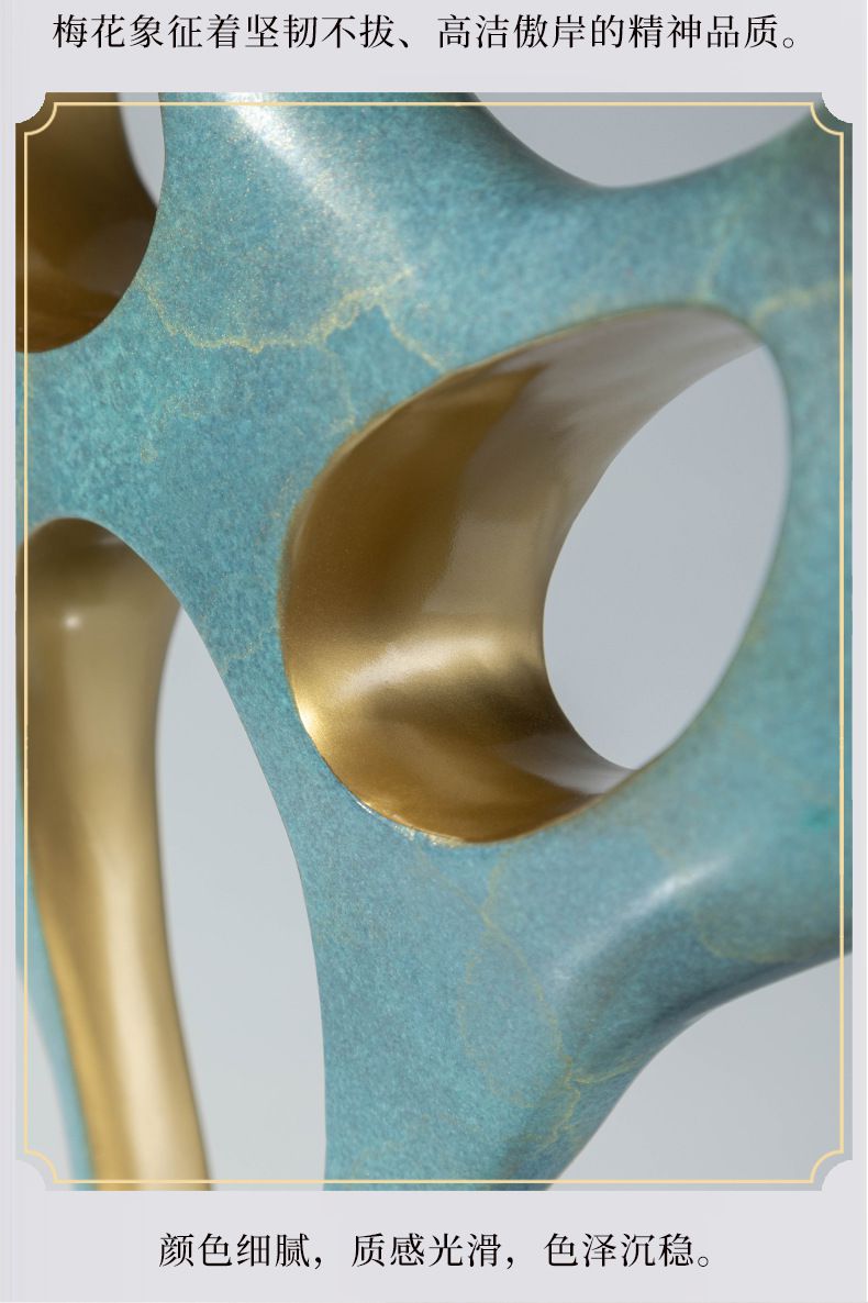 创意梅花鹿铜雕工艺品