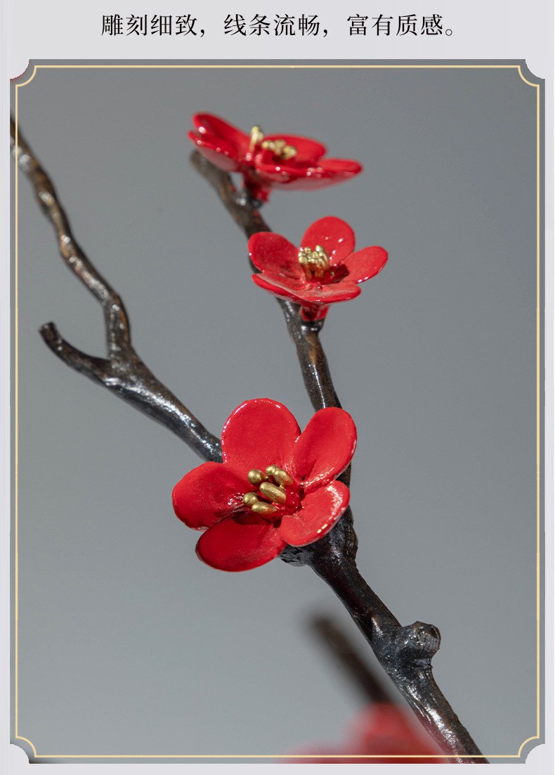 创意梅花鹿铜雕工艺品