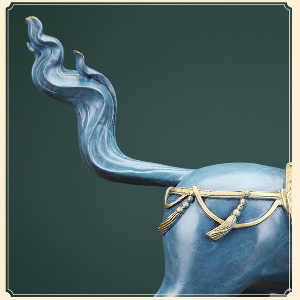 彩铜马到成功装饰品