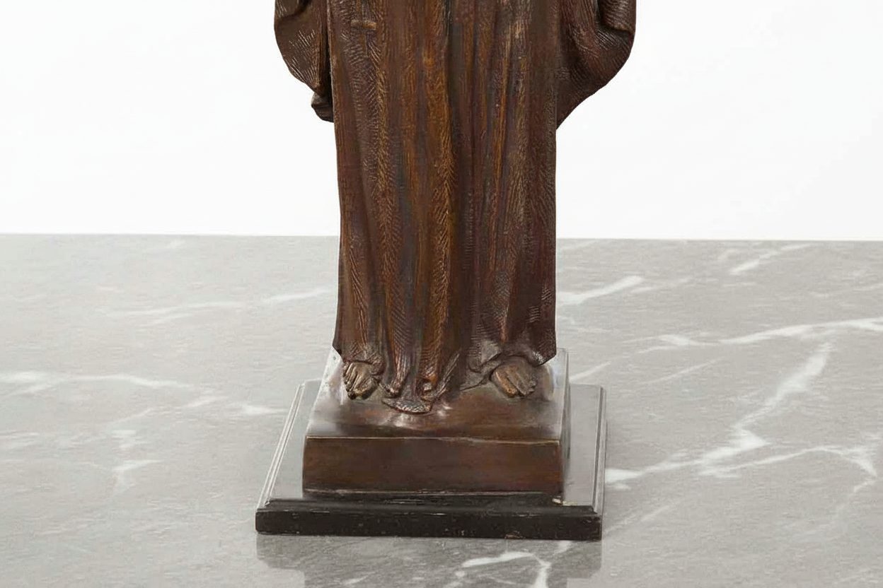 黄铜耶稣神像桌面雕像