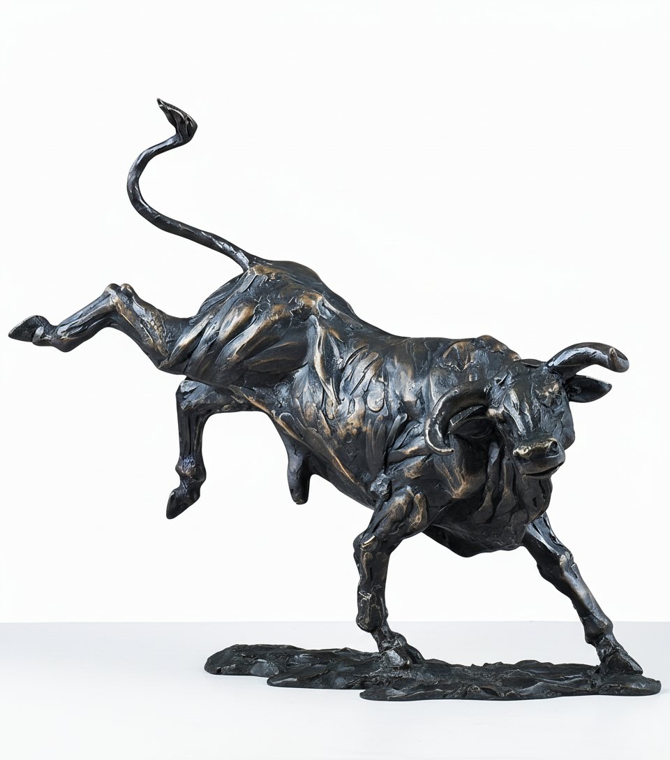 黄铜生肖牛桌面装饰品工艺品