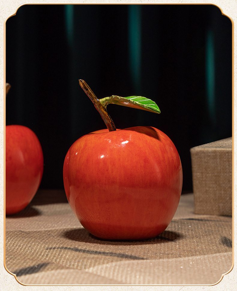 平平安安铜苹果摆件