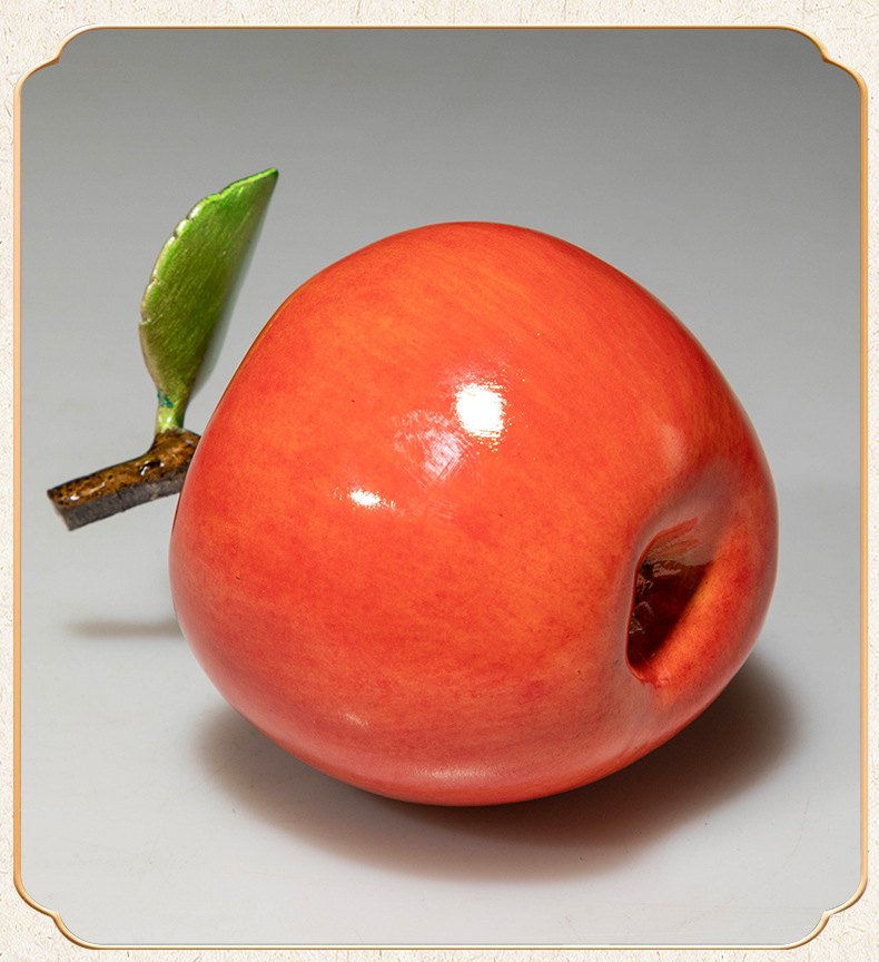 平平安安铜苹果摆件